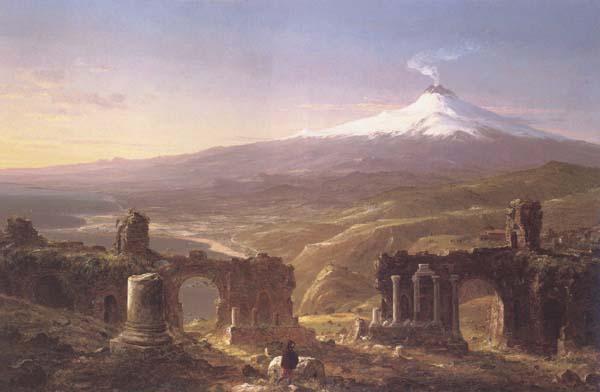 Thomas Cole Mount Etna from Taormina oil painting image